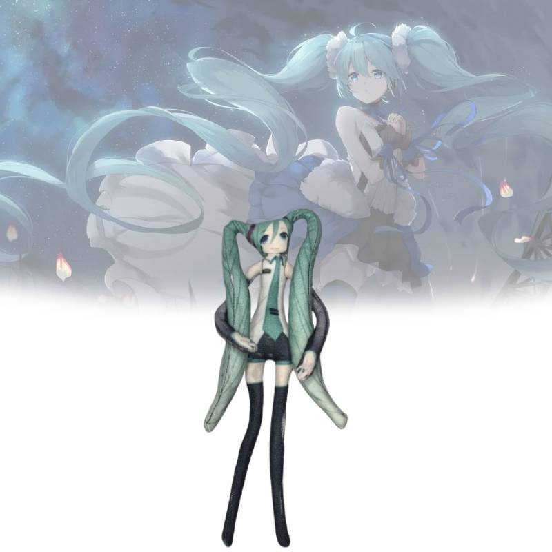 Hatsune Miku Plush Toy With Wire Skeleton For Collectors And Fans