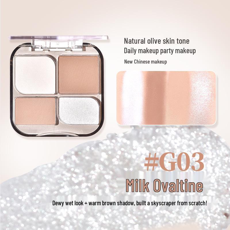Gogotales Gege Dance Four-Color Contour & Highlight Palette