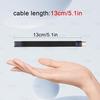 4.0 C Male To 90° Angle C Male Data Short Cable 240W USB Type C 4.0 PD Fast Charging Flat Flex Cable for  Smartphone Power Bank
