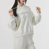 New Balance Sweatshirt Women's Ecru (Unisex) Sweatshirts AWT41322 CIC
