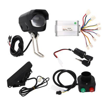 24V 800W Brushed Controller und Pedal Accelerator Montage Elektro-Bike Umbausatz für
