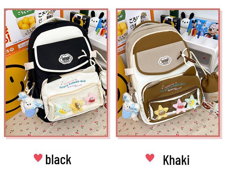 Star Cat High School & Middle School Large Capacity Backpack for Women