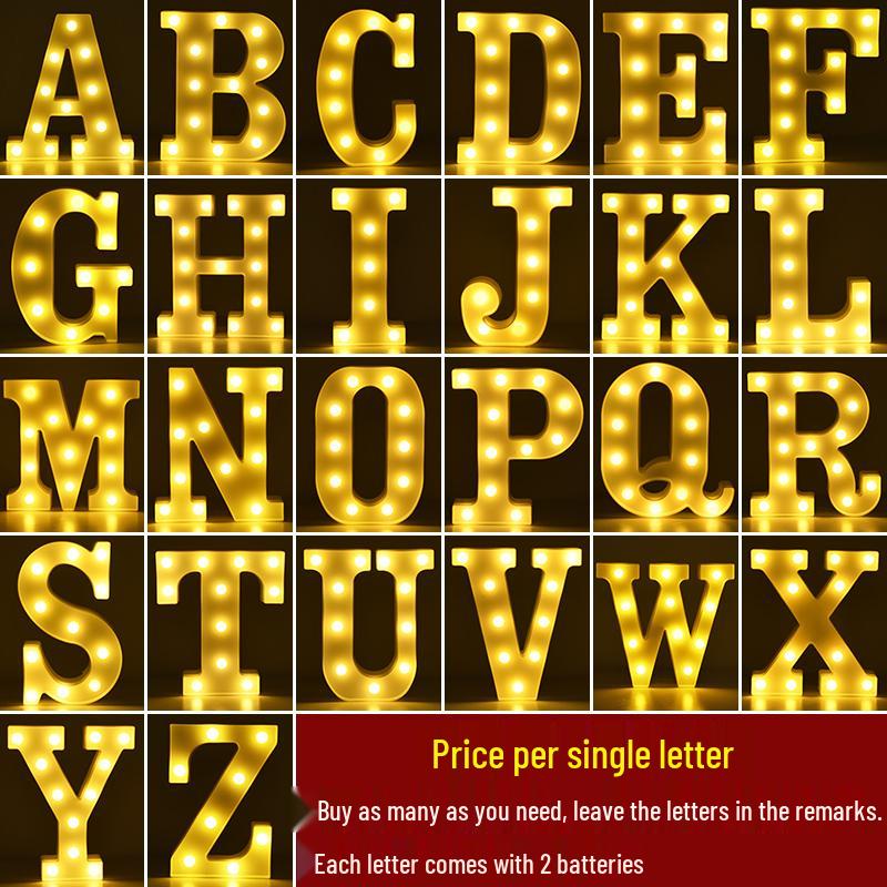 Happy Birthday Light-Up Letter Sign: Surprise Party Decoration for Girls