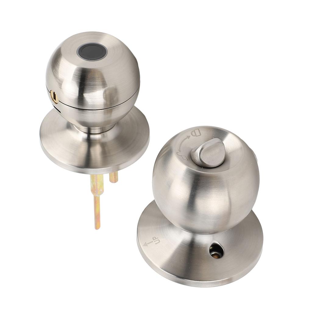 Smart Door Knob Bluetooth Fingerprint Smart Lock for Tuya App Control Type C Port Emergency