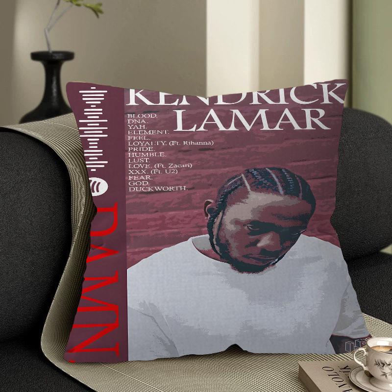 Kendrick Lamar Music Cushion Cover Decorative Pillow Sofa Home Decor Case Pillow Cases