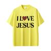 I Love Jesus T-shirt Christian Tee Shirt Men Women Clothing Vintage Rock T Shirts Male Retro Oversized T-shirts