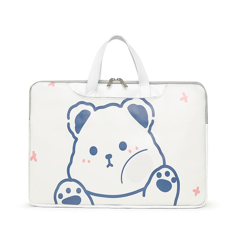 New laptop bag girls high-value cartoon cute liner bag inch college students large-capacity storage