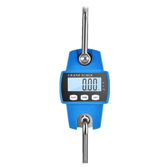 Digital Crane Scale 150kg 200g 300kg 500kg Heavy Duty Stainless Steel Hook Scale Hanging LCD Loop Electronic Weight Balance