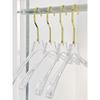 Acrylic Flat Hook Hanger for Clothing Stores Transparent Anti-Slip Children's M And Fem Clothes Hanger Pants Holder Clip