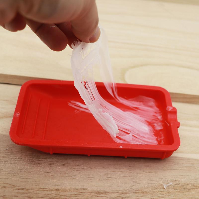 Long Silicone Glue Brush – Wood Glue Applicator Ideal For Woodworking & More – Long-Last Silicone To Hold Wet Glue – Easy To Use
