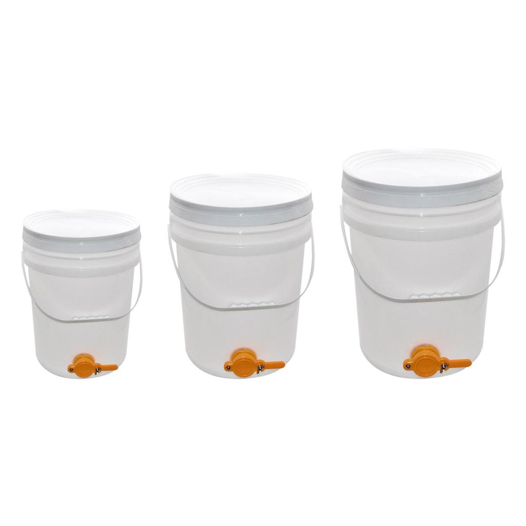 Honigeimer Imkereibedarf weiß benutzerfreundlicher Aufbewahrungseimer groß