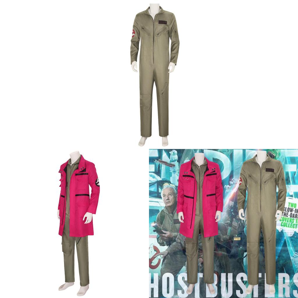 Ghostbusters Frozen Empire Cosplay-Kostüm: Jumpsuit und Mantel für Filmfans
