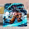 Coperta in Flanella Anime Dragon Ball - Morbida Calda Perfetta per Divano, Biancheria da Letto Campeggio Viaggio Ufficio Decorazione Casa -QJY