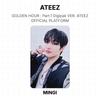 ATEEZ GOLDEN HOUR : Part.1 Digipak VER. ATEEZ OFFICIAL PLATFORM Official Photocard
