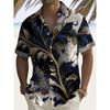 Men's Retro Pattern 3D Print Shirt Button Up Shirt Casual Shirt Summer Shirt Short Sleeve Daily Vacation Clothing