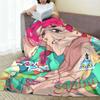 Saja Boys Abby Plush Blankets Girl Kpop Demon Hunter Flannel Throw Blanket For Home Decor Super Warm Design Quality Bedspread