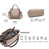 Cowhide tote bag new leather women's bag retro commuter handbag large capacity shoulder bag