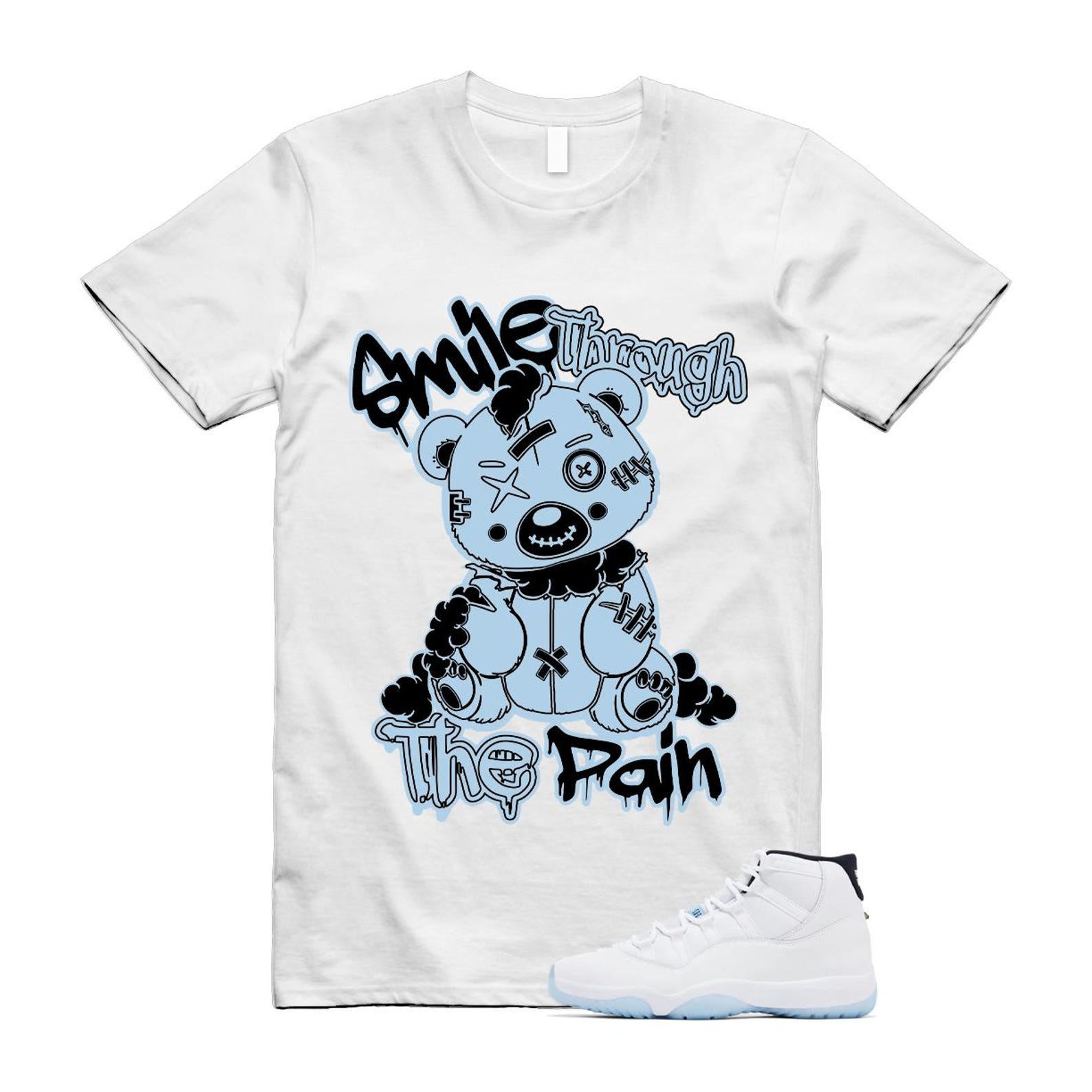 11 Legend Blue White Black 2024 T Shirt Match SMILE2 L