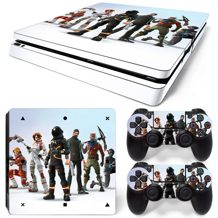 

Тонкая консоль Ps4 Скин Наклейка Виниловая наклейка Скины для набора из 2 контроллеров TN-PS4Slim-1806