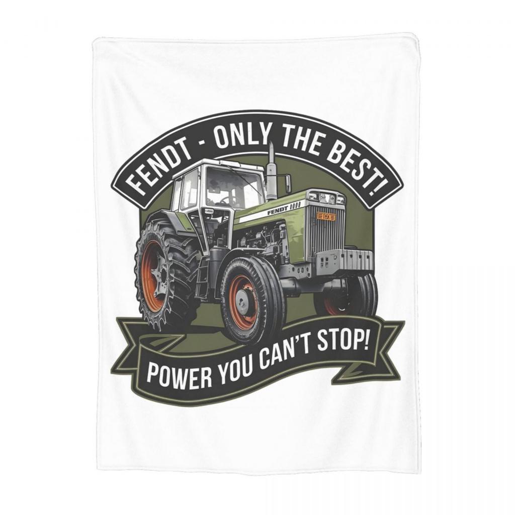 Fendt Tractor Vario Blankets Soft Warm Flannel Throw Blanket Cover for Bed Living Room Picnic Travel Home Sofa