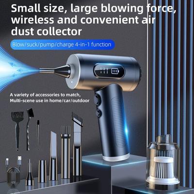 Wireless Car Vacuum Cleaner,Handheld Vacuum Pump Wireless Robot for Automotive Home Appliances Strong Suction