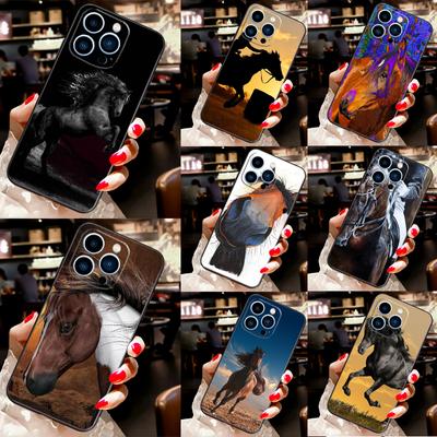 Beautiful Horse Case For Apple iPhone 11 14 12 Pro Max Mini XS XR X 8 7 Plus SE 2020 13 Pro Phone Cover Capa