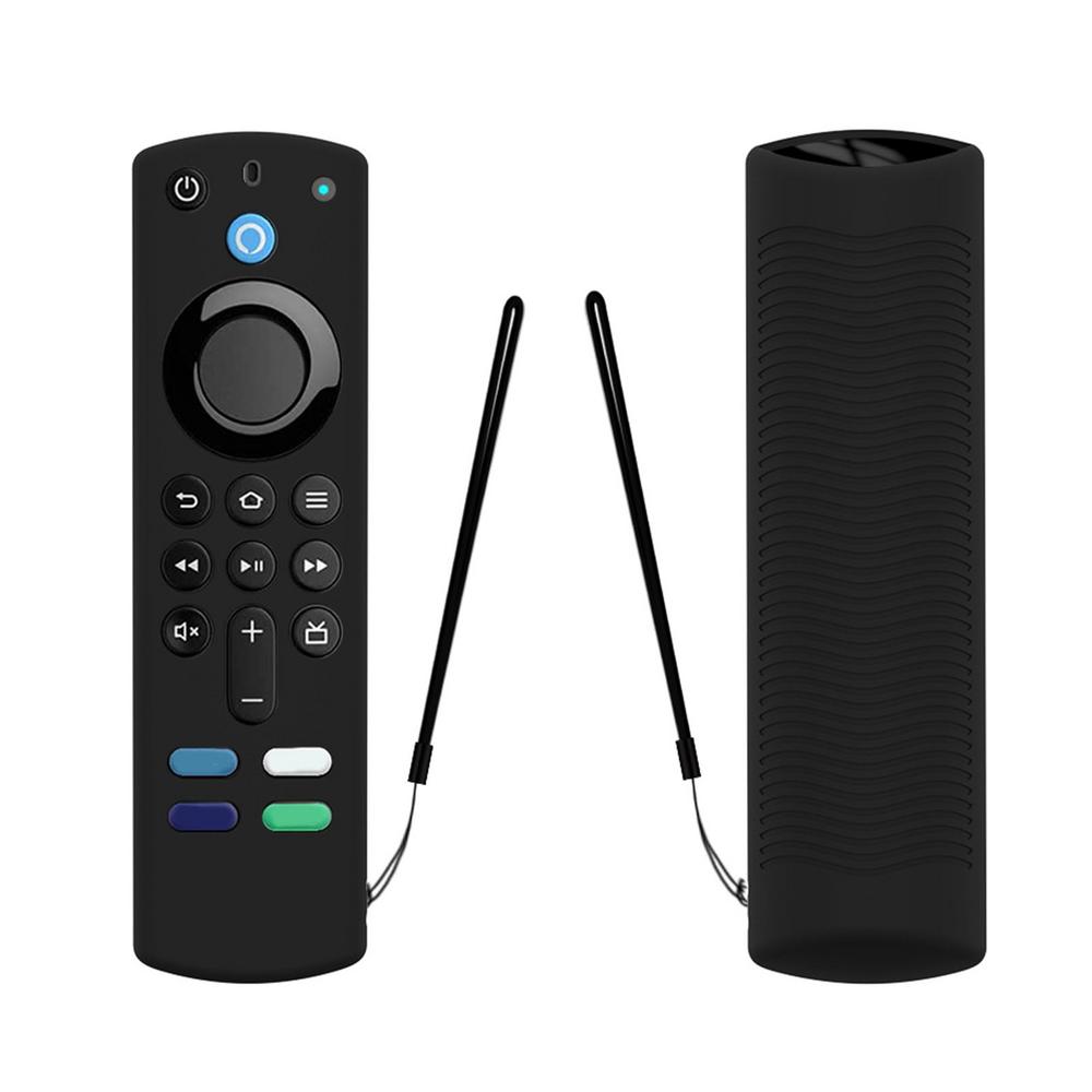 Silicone Case Protective Cover For Alexa Voice Remote (3rd Gen) Remote Control Anti-drop Dustproof Case Shell