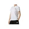 Puma Solid Color Casual Comfortable Breathable Short Sleeve Polo Shirt Women Tops White 630564-02