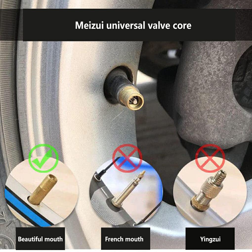 EDHUUJSI Universal Car Tire Air Valve Cap Replacement Vehicle Plastic Stem Cover Rubber O Auto Car Accessories, 5pcs