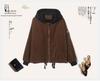 Women's Plus Size Fleece-Lined Jacket - 2024 Autumn/Winter Trend, Thick, Warm, and Stylish for Mature Fashion.