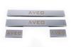 Door Sills Carmos V1 (4 Pcs, Stainless Steel) for Chevrolet Aveo T300 2011-2020