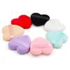 BAOER Heart Shape Makeup Sponge Puff - Innovative Fusion of Round and Triangle Design for Cream, Blush, and Foundation Application - Facial Beauty