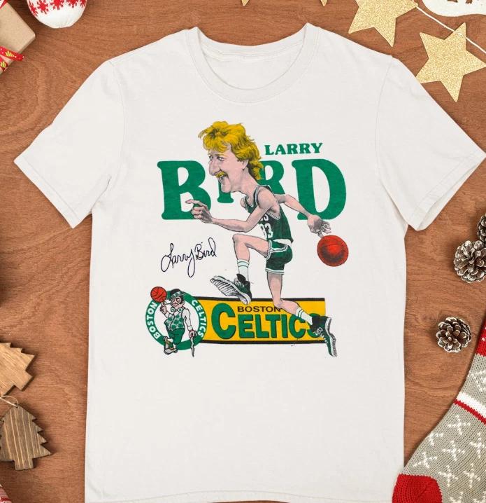 Larry Bird Vintage 1980s Boston Men S-5XL T-shirt 2XL