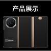 Mate X3 Flip Case With Built-in Kickstand Shockproof PCLeather Cover Business Style Foldable Protective Shell