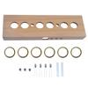 IN14 Glow Tube Clock DIY Tube Clock Kit Beech Wood Shell IN14 Nixie Tube Digital LED Clock DC12V 1A Multi Color for Time Display