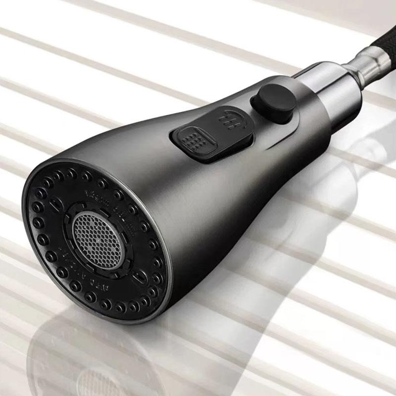 Bucătărie Robinet Extensibil Duș 3 Moduri ABS Economisire Apă Baie Bazin Chiuvetă Duș Cap de Pulverizare Pentru Conexiune 1/2"