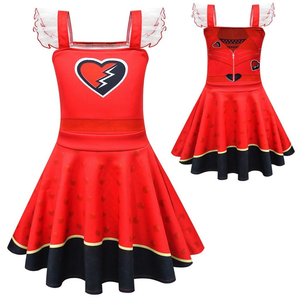Girls Costume Dress for Dress-Up Role Play and Cosplay, Fancy Outfit for Halloween Birthday and Stage Play