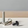 100Pcs High Quality Metal Pci Slot Screw Round Head Computer Accessory Screw Pc Mounting Fastener for Upgrade