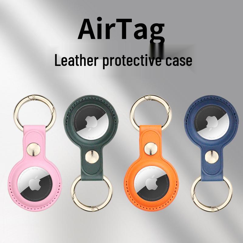 Apple Airtag PU Leder Schutzhülle Anti-Verlust Tracker Hülle
