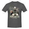 Unisex Pope Leo XIV Catholic Church Funny T Shirt Vintage Oneck Cotton Unisex Clothing