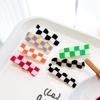Checkerboard Hair Clips, 7 Types of Mini Check Pins - Options 1 and 2
