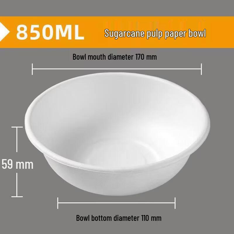 KaShiCong Disposable Paper Bowls