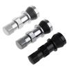 4pc TR416 Clamp/Bolt-in Tire Valve Stem Chrome Brass Vacuum Tire Valve Stems for Passenger Car Light Truck Motorcycl TR416SS Tire Chucks 1
