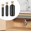 3Pcs Drain Cleaning Bladders Rubber Drain Cleaner Kitchen Plumbing Hair Clog Remover Fits 1 To 6inch Drain Pipe