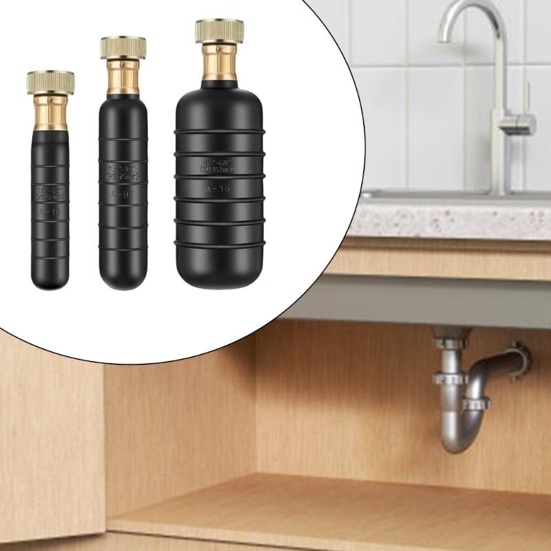 3Pcs Drain Cleaning Bladders Rubber Drain Cleaner Kitchen Plumbing Hair Clog Remover Fits 1 To 6inch Drain Pipe