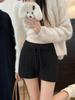 Retro Wide-Leg Cable Knit Bootcut Pants - Women's Slimming Autumn Wear