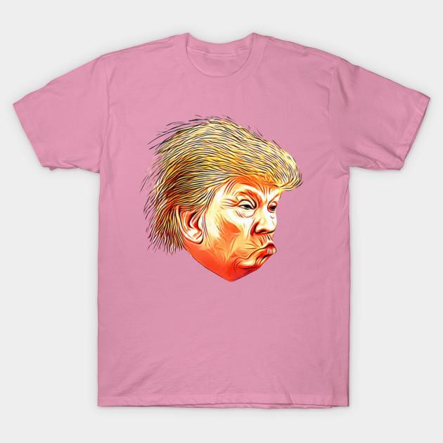 T Shirt Women Trump Toon Harajuku Print Kawaii Tshirt Summer Short Sleeve Female T-Shirt Top Tee