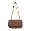 2025 Autumn/Winter Women's Colorblock Chain Bag - Versatile & Stylish Shoulder/Crossbody Handbag