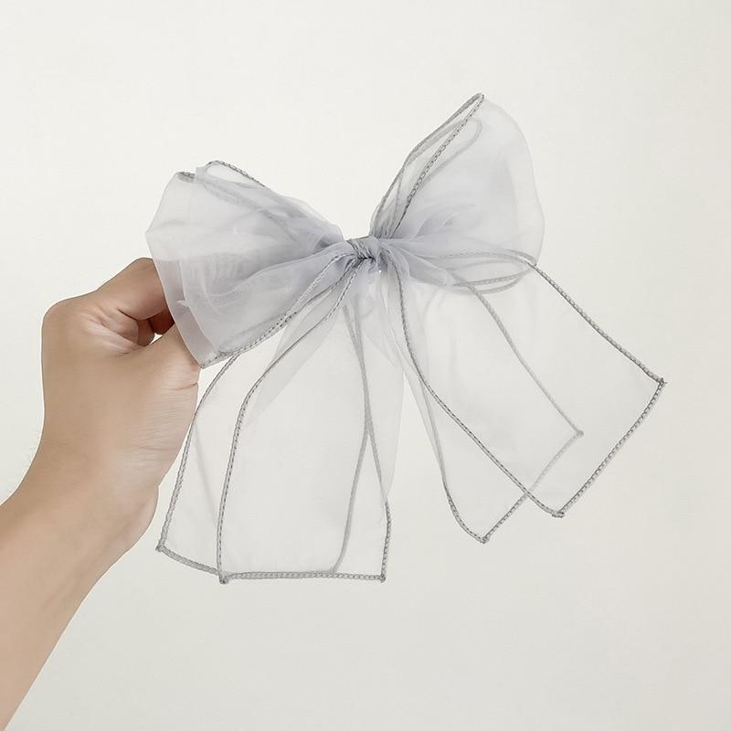 New Ribbon Bow Hair Clips Korean Princess Hair Pin Elegant Barrettes for Girls Headwear Women Hair Accessories