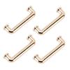 10 Sets Arch Bridge Buckle 31x7.5x6mm Metal D Ring Buckle Chain Strap Connector with 5.5mm Screws